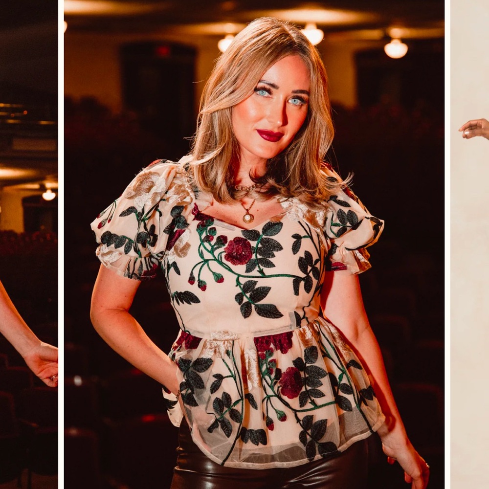 Ivy City Co Amora Floral Top XXS